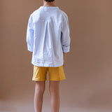 Camisa niño rayitas azules