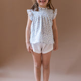 Short niña rayitas blancas