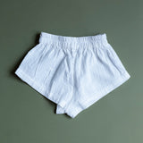 Short niña rayitas blancas