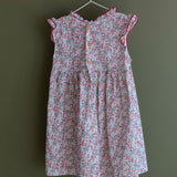 Vestido punto smock flor Camila