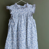 Vestido punto smock flor Matilde