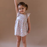 Vestido volante con ranita flor Camila