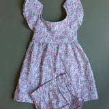 Vestido volante con ranita flor Camila