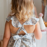 Vestido volante con ranita flor Matilde