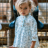 Vestido con ranita BLOSSOM BLUE