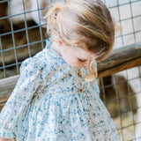 Vestido con ranita BLOSSOM BLUE