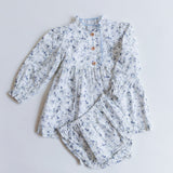 Vestido con ranita BLOSSOM BLUE